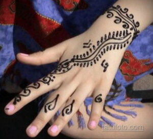 Простой рисунок хной 28.11.2020 №188 -Simple henna drawing- tatufoto.com