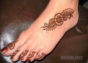 Простой рисунок хной 28.11.2020 №250 -Simple henna drawing- tatufoto.com
