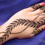 Простой рисунок хной 28.11.2020 №253 -Simple henna drawing- tatufoto.com
