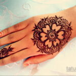 Простой рисунок хной 28.11.2020 №254 -Simple henna drawing- tatufoto.com