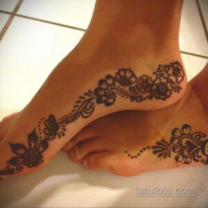 Простой рисунок хной 28.11.2020 №258 -Simple henna drawing- tatufoto.com
