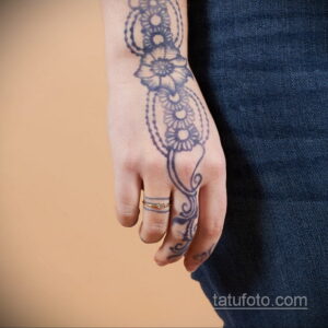 Простой рисунок хной 28.11.2020 №262 -Simple henna drawing- tatufoto.com