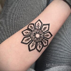 Простой рисунок хной 28.11.2020 №267 -Simple henna drawing- tatufoto.com