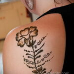 Простой рисунок хной 28.11.2020 №273 -Simple henna drawing- tatufoto.com
