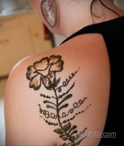 Простой рисунок хной 28.11.2020 №273 -Simple henna drawing- tatufoto.com