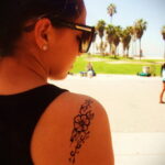 Простой рисунок хной 28.11.2020 №280 -Simple henna drawing- tatufoto.com