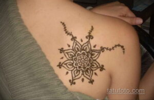 Простой рисунок хной 28.11.2020 №299 -Simple henna drawing- tatufoto.com
