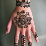 Простой рисунок хной 28.11.2020 №304 -Simple henna drawing- tatufoto.com