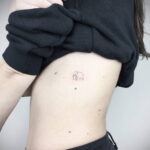 Рисунок женской тату со слоном 30.11.2020 №094 -Female elephant tattoo- tatufoto.com