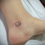 Рисунок женской тату со слоном 30.11.2020 №112 -Female elephant tattoo- tatufoto.com