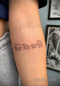 Рисунок интересной тату со слоном 29.11.2020 №007 -elephant tattoo- tatufoto.com