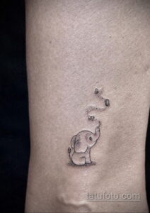 Рисунок интересной тату со слоном 29.11.2020 №008 -elephant tattoo- tatufoto.com