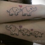 Рисунок тату слон- вариант 30.11.2020 №079 -elephant tattoo- tatufoto.com