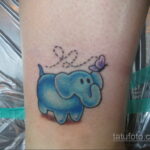 Рисунок тату слон- вариант 30.11.2020 №133 -elephant tattoo- tatufoto.com