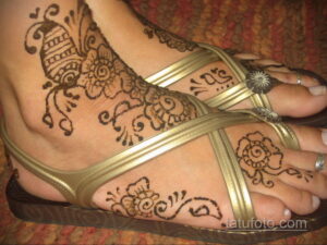 Рисунок тату хной для девушки 28.11.2020 №020 -henna tattoo for girl- tatufoto.com
