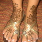 Рисунок тату хной для девушки 28.11.2020 №021 -henna tattoo for girl- tatufoto.com