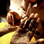 Рисунок тату хной для девушки 28.11.2020 №023 -henna tattoo for girl- tatufoto.com
