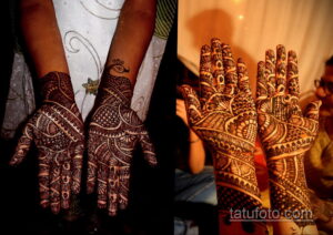 Рисунок тату хной для девушки 28.11.2020 №024 -henna tattoo for girl- tatufoto.com