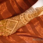 Рисунок тату хной для девушки 28.11.2020 №031 -henna tattoo for girl- tatufoto.com