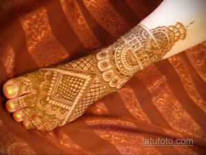 Рисунок тату хной для девушки 28.11.2020 №031 -henna tattoo for girl- tatufoto.com