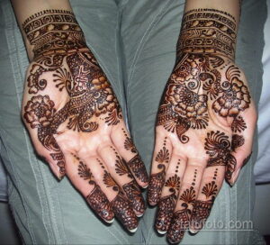 Рисунок тату хной для девушки 28.11.2020 №033 -henna tattoo for girl- tatufoto.com