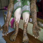 Рисунок тату хной для девушки 28.11.2020 №042 -henna tattoo for girl- tatufoto.com