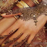 Рисунок тату хной для девушки 28.11.2020 №049 -henna tattoo for girl- tatufoto.com