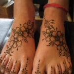 Рисунок тату хной для девушки 28.11.2020 №051 -henna tattoo for girl- tatufoto.com