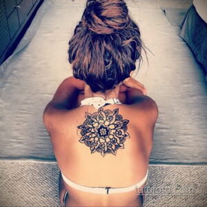 Рисунок тату хной для девушки 28.11.2020 №052 -henna tattoo for girl- tatufoto.com