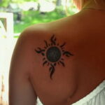 Рисунок тату хной для девушки 28.11.2020 №053 -henna tattoo for girl- tatufoto.com