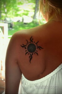 Рисунок тату хной для девушки 28.11.2020 №053 -henna tattoo for girl- tatufoto.com