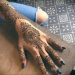Рисунок тату хной для девушки 28.11.2020 №059 -henna tattoo for girl- tatufoto.com