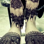 Рисунок тату хной для девушки 28.11.2020 №067 -henna tattoo for girl- tatufoto.com