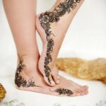 Рисунок тату хной для девушки 28.11.2020 №070 -henna tattoo for girl- tatufoto.com