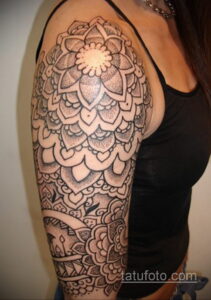 Рисунок тату хной для девушки 28.11.2020 №081 -henna tattoo for girl- tatufoto.com