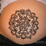 Рисунок тату хной для девушки 28.11.2020 №085 -henna tattoo for girl- tatufoto.com