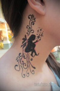 Рисунок тату хной для девушки 28.11.2020 №102 -henna tattoo for girl- tatufoto.com