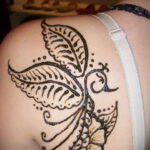 Рисунок тату хной для девушки 28.11.2020 №114 -henna tattoo for girl- tatufoto.com