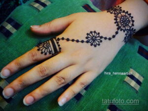 Рисунок тату хной для начинающих 28.11.2020 №002 -Henna tattoo drawing- tatufoto.com