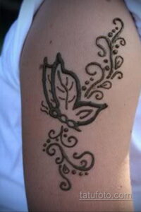 Рисунок тату хной для начинающих 28.11.2020 №006 -Henna tattoo drawing- tatufoto.com
