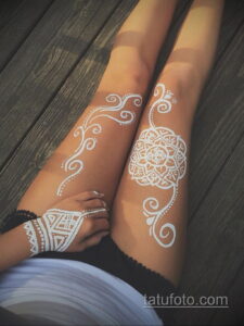 Рисунок тату хной для начинающих 28.11.2020 №007 -Henna tattoo drawing- tatufoto.com