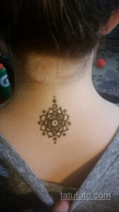 Рисунок тату хной для начинающих 28.11.2020 №020 -Henna tattoo drawing- tatufoto.com