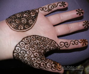 Рисунок тату хной для начинающих 28.11.2020 №022 -Henna tattoo drawing- tatufoto.com