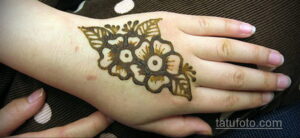 Рисунок тату хной для начинающих 28.11.2020 №023 -Henna tattoo drawing- tatufoto.com