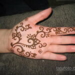 Рисунок тату хной для начинающих 28.11.2020 №025 -Henna tattoo drawing- tatufoto.com
