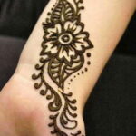 Рисунок тату хной для начинающих 28.11.2020 №031 -Henna tattoo drawing- tatufoto.com