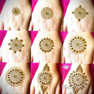 Рисунок тату хной для начинающих 28.11.2020 №037 -Henna tattoo drawing- tatufoto.com