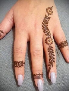Рисунок тату хной для начинающих 28.11.2020 №043 -Henna tattoo drawing- tatufoto.com