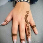 Рисунок тату хной для начинающих 28.11.2020 №061 -Henna tattoo drawing- tatufoto.com