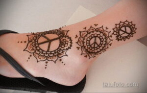 Рисунок тату хной для начинающих 28.11.2020 №067 -Henna tattoo drawing- tatufoto.com